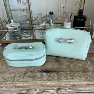 Ted Baker London Cosmetic + Jewelry Zipper Case - Mint